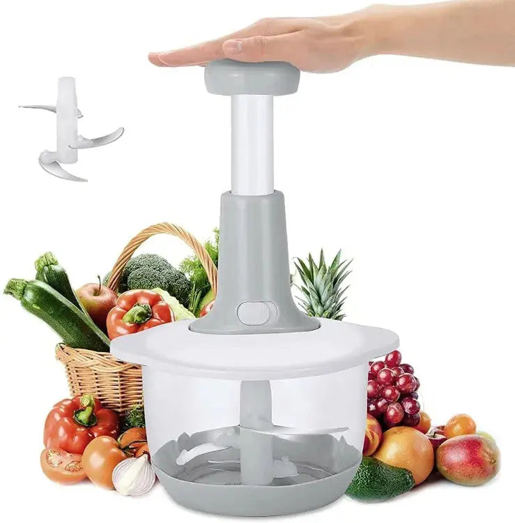 Manual Hand Push Chopper - 1.5 Liter - paktronic.store