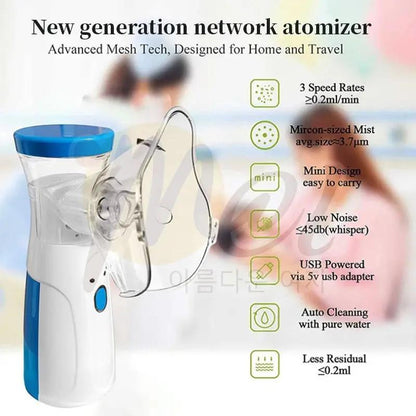 Portable Nebulizer For Asthma Inhaler For Kids And Adults - paktronic.store